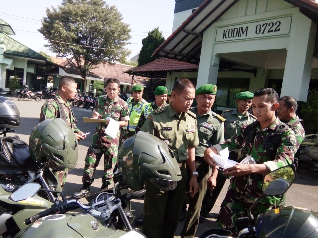 Kodim Kudus Gelar Ran Dinas Pemeriksaan Bidang Logistik Pemeliharaan Perawatan Dan Material Dilapang